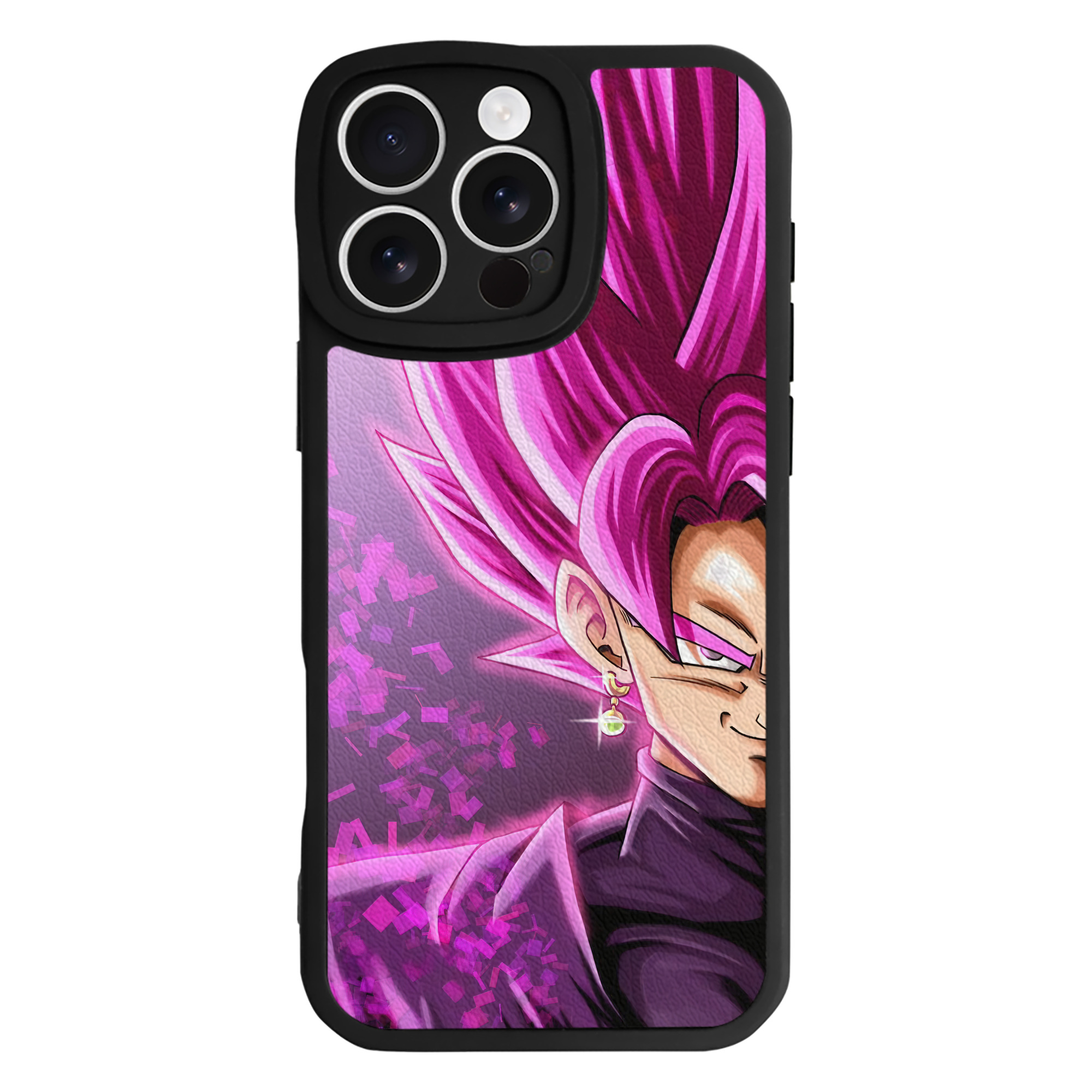 （画像用） ドラゴンボール DRAGON BALL 【iPhone 16シリーズ対応】シリコンスマホケース（レザー調） 材質：シリコン